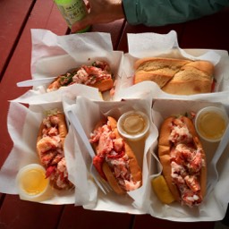 Food trucks make the best lobster rolls.