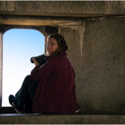 Castle lookout guard.