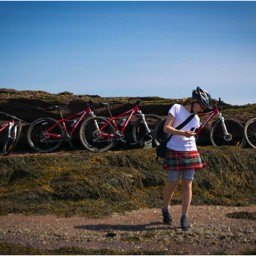 Beach biking